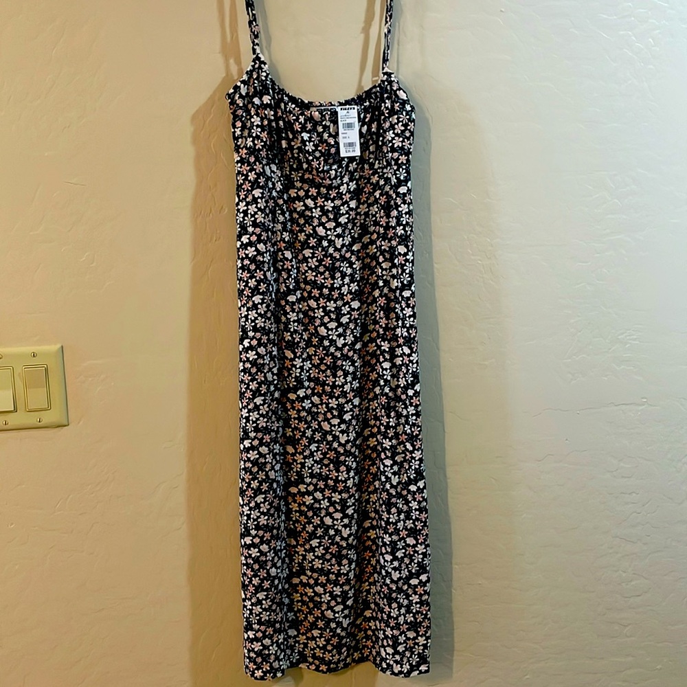 Floral mid-length sundress